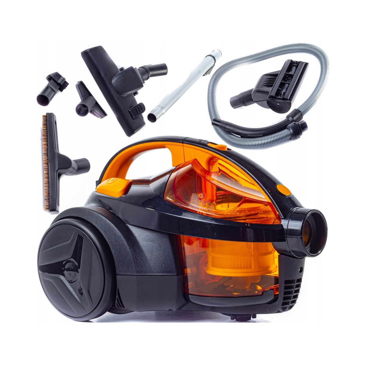 ODKURZACZ BEZWORKOWY CYKLONOWY RIWALL RV-01 TURBOSZCZOTKA SIERŚCI 2L 800W